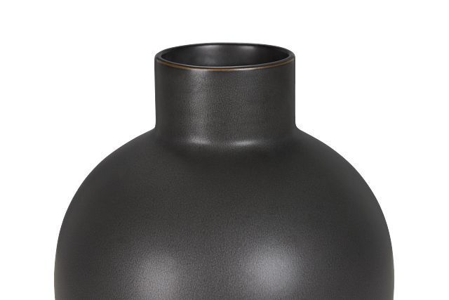 Doni Black Medium Vase
