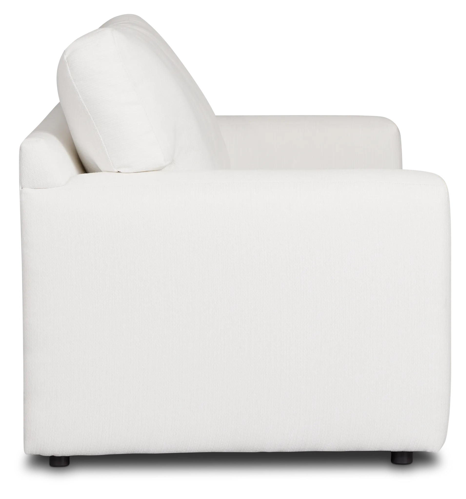 Rhodes White Fabric Cooling Memory Foam Sleeper