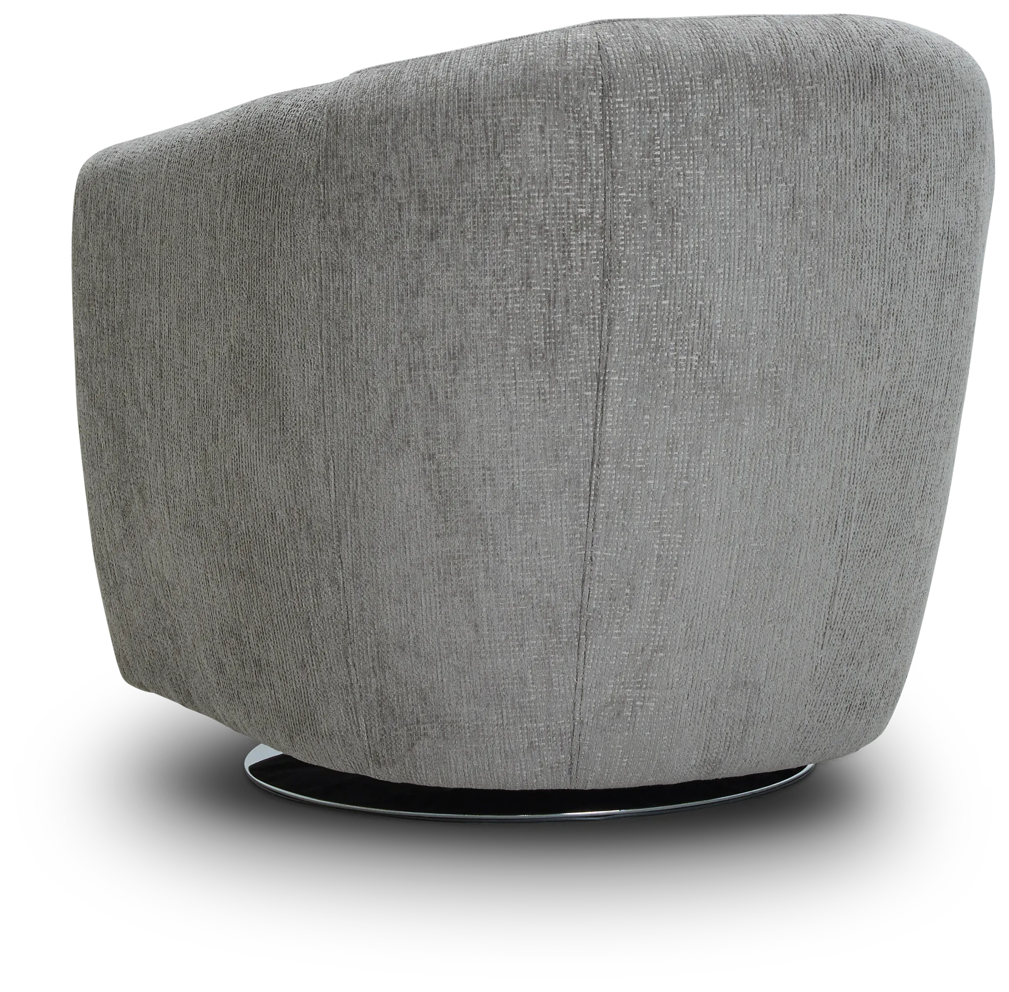 Blakely Gray Fabric Swivel Chair