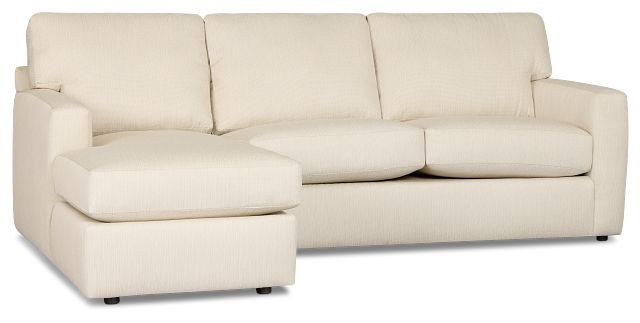 Rhodes Beige Fabric Left Chaise Sectional