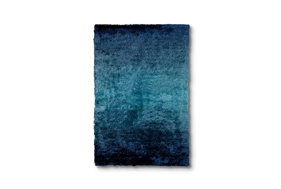 Ombre Blue 8x11 Area Rug