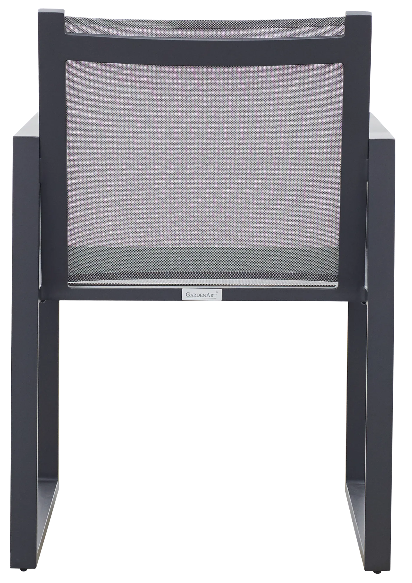 Linear2 Dark Gray Sling Arm Chair