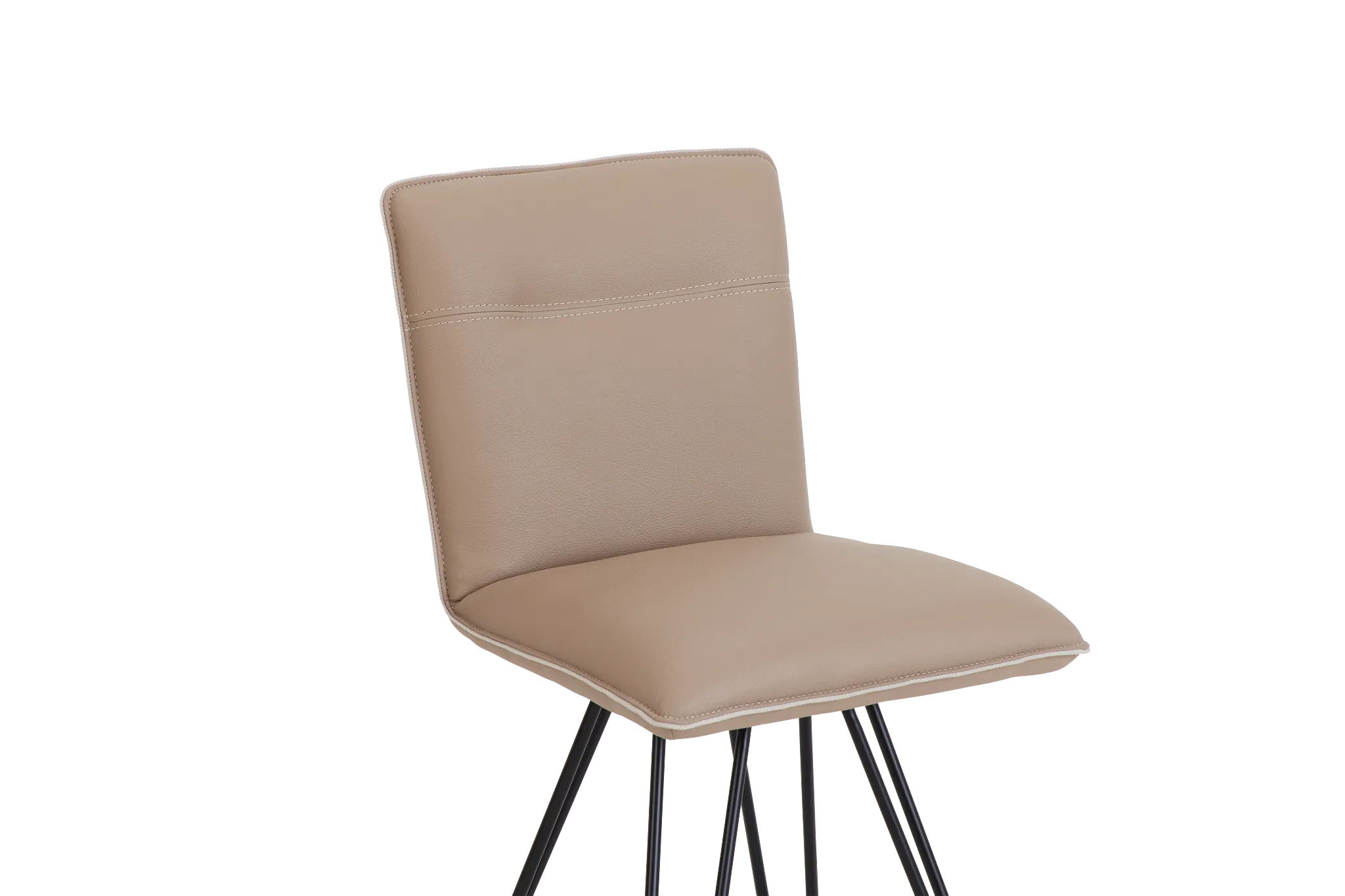 Demi Taupeswivel 24" Upholstered Barstool