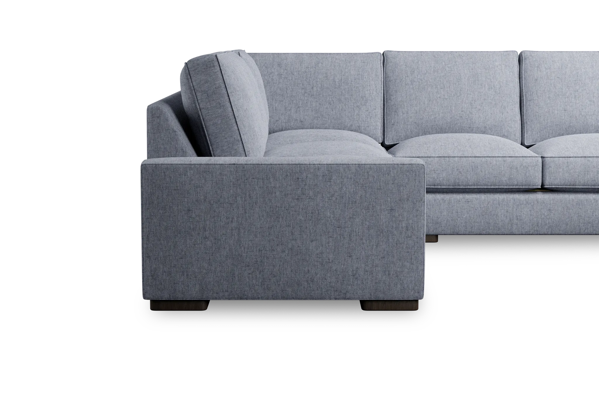 Edgewater Elevation Gray Small Two-arm Sectional