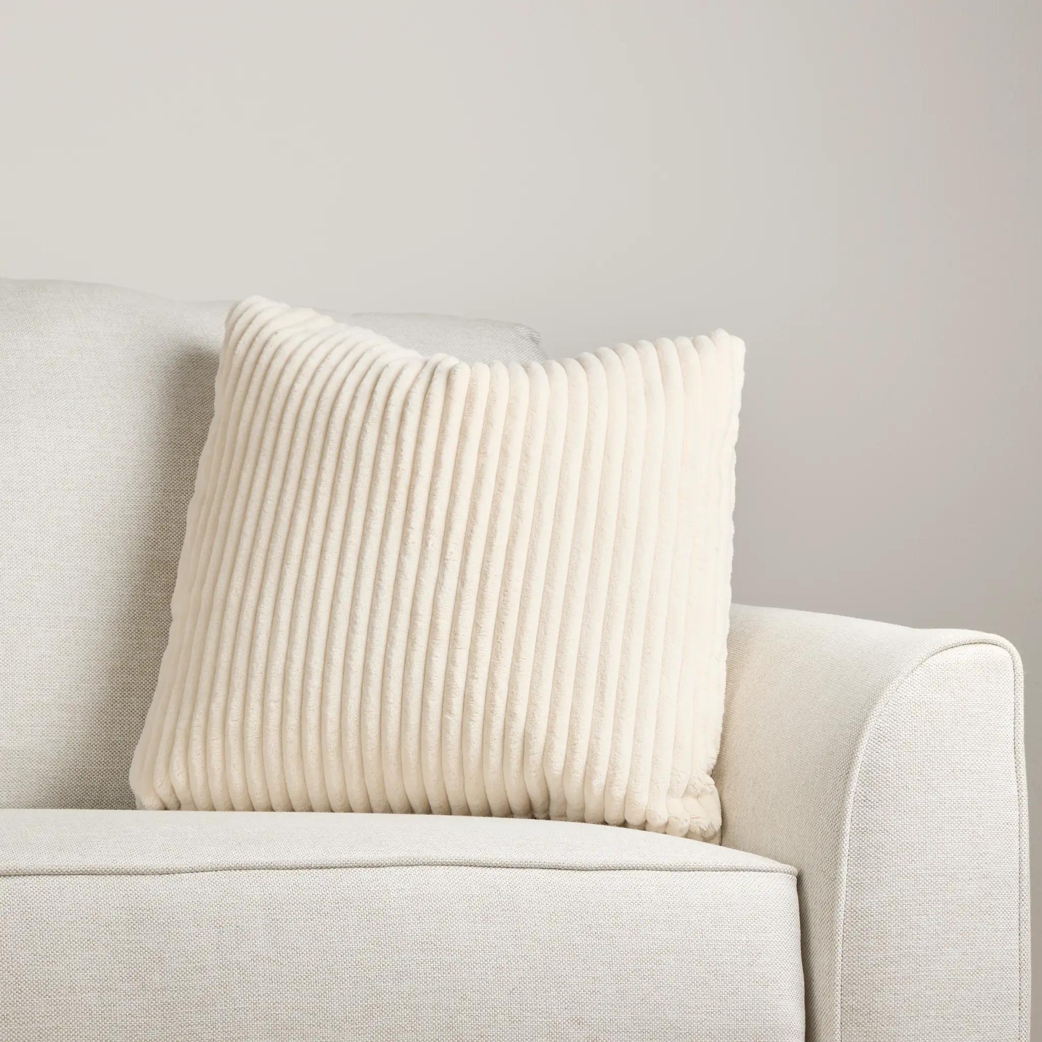 Charlie Ivory Square 20" Accent Pillow Charlie Ivory Square 20" Accent Pillow