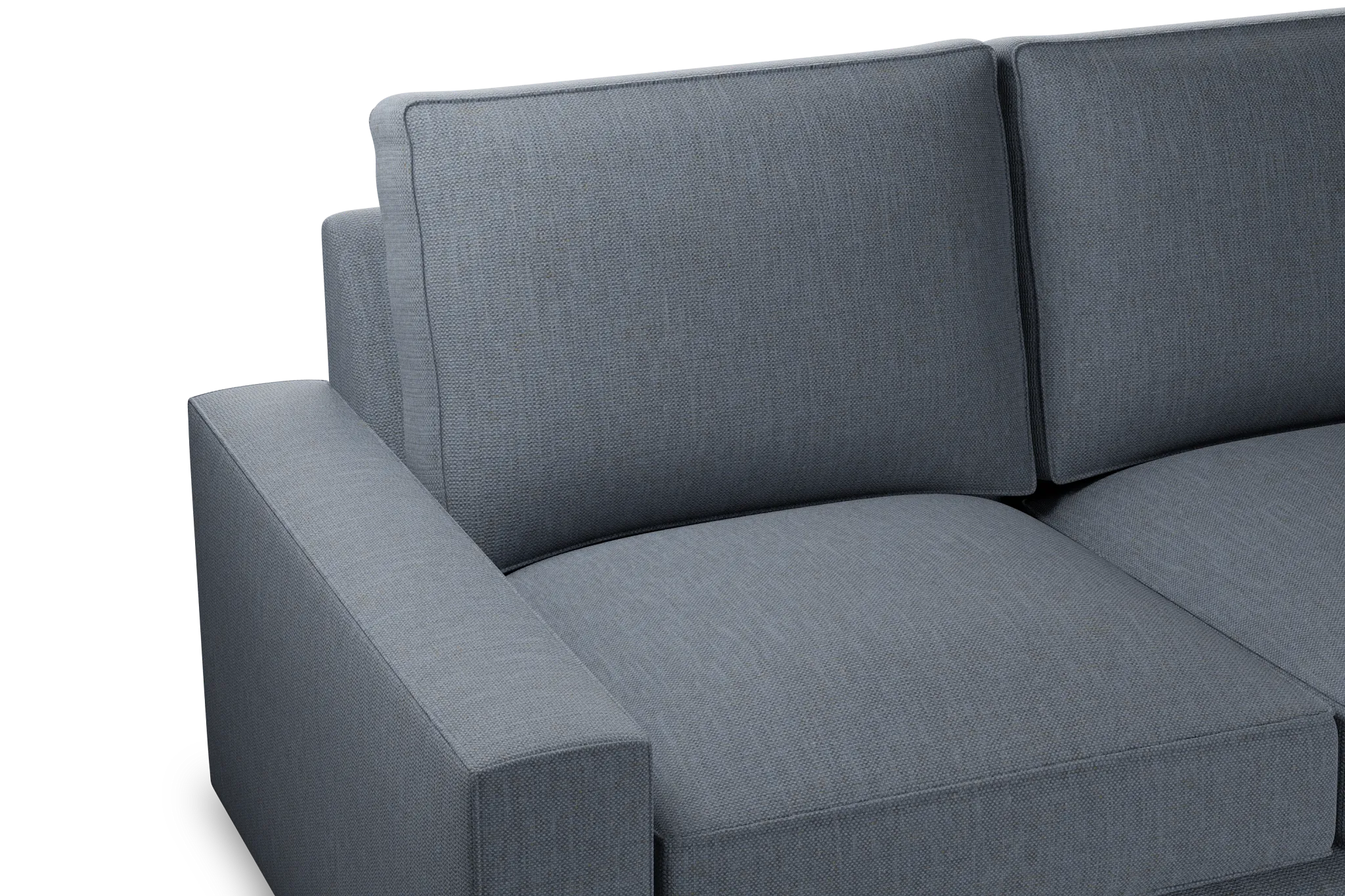 Edgewater Victory Dark Blue Medium Two-arm Sectional