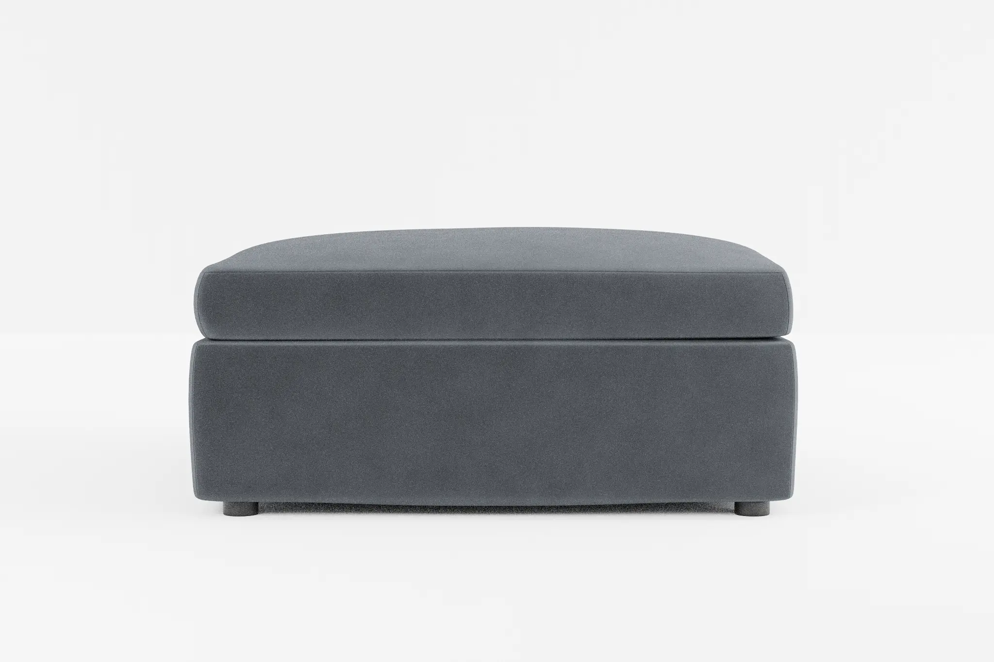 Destin Joya Gray Velvet Cocktail Ottoman Destin Joya Gray Velvet Cocktail Ottoman