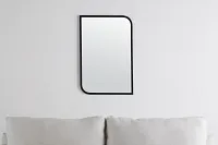 Analisa Black Square Mirror