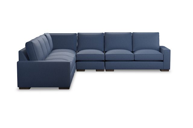 Edgewater Revenue Dark Blue Large Two-arm Sectional