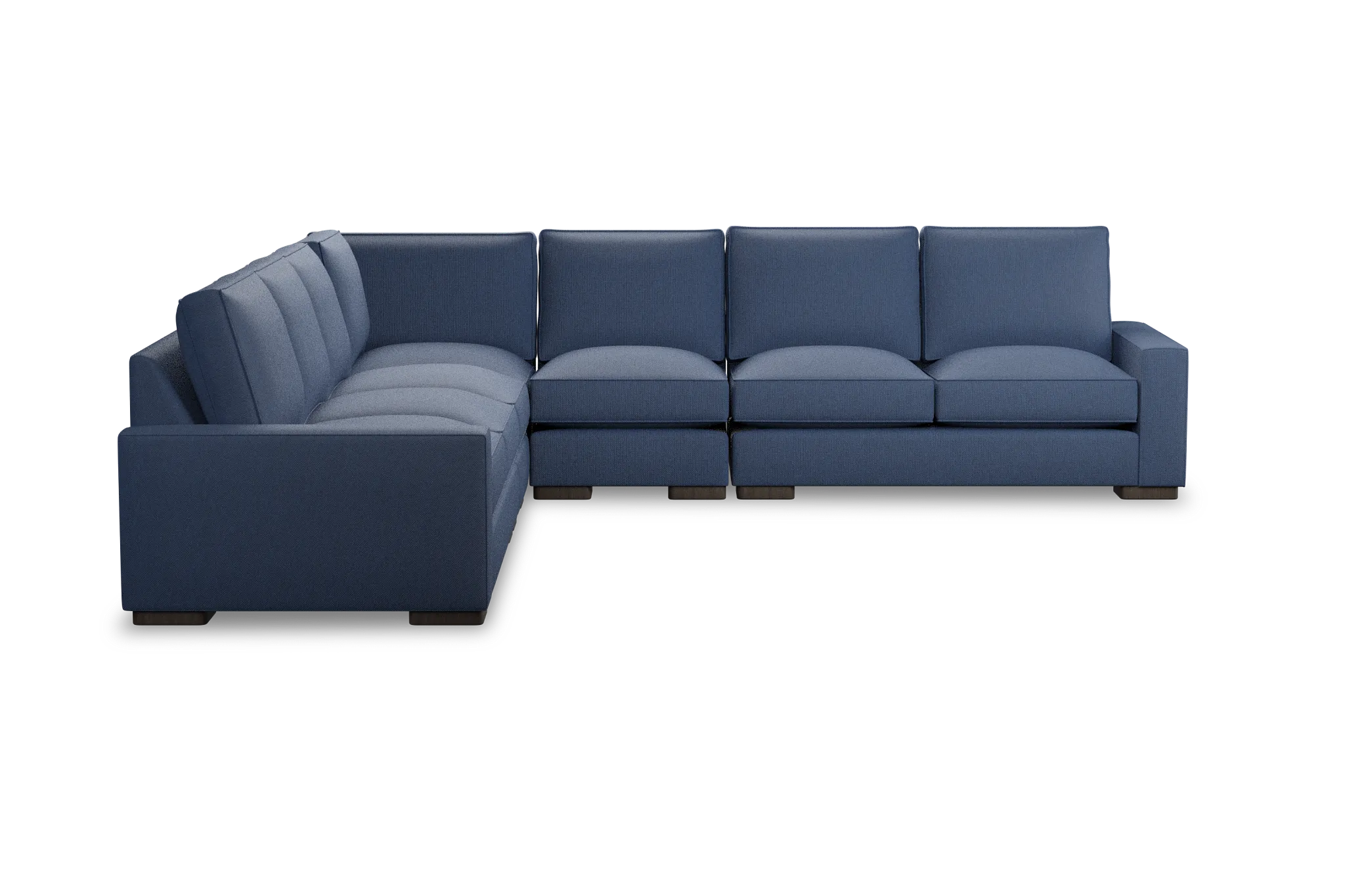 Edgewater Revenue Dark Blue Large Two-arm Sectional