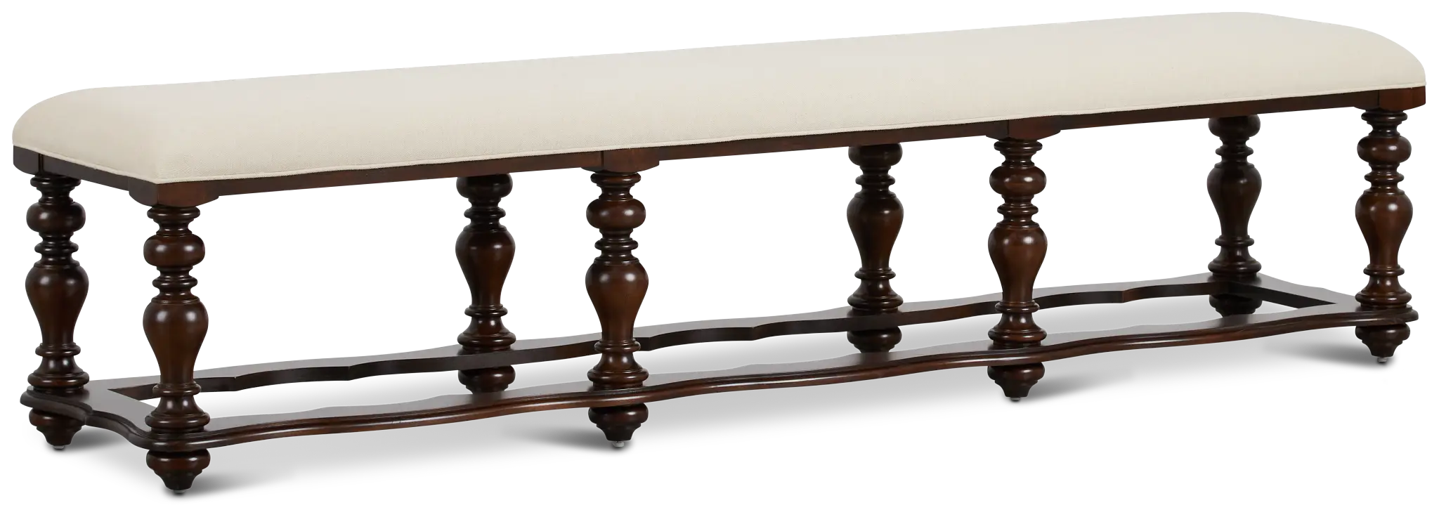 Savannah Dark Tone 83" Upholstered Dining Bench Savannah Dark Tone 83" Upholstered Dining Bench