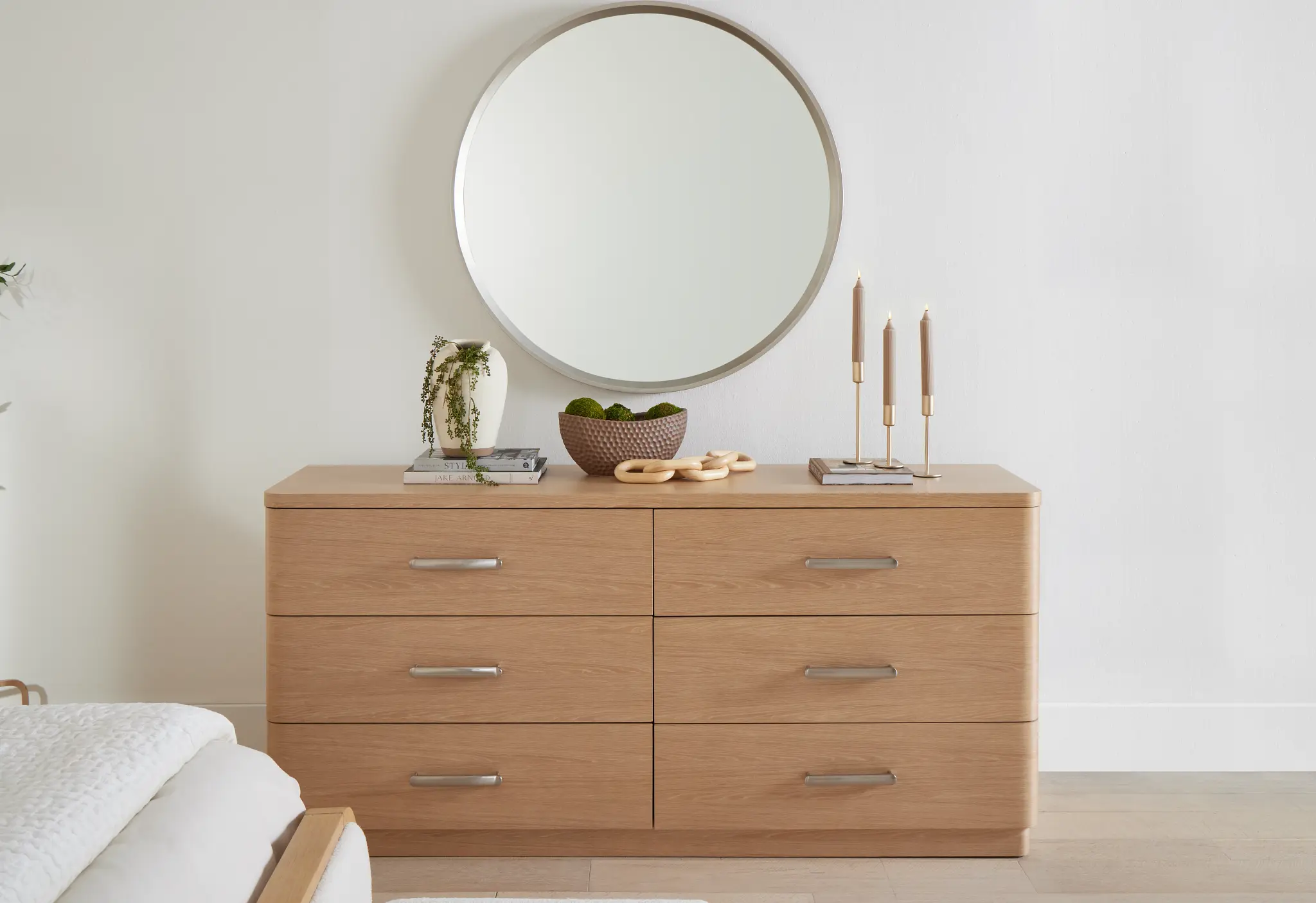 Malibu Light Tone Dresser & Mirror Malibu Light Tone Dresser & Mirror