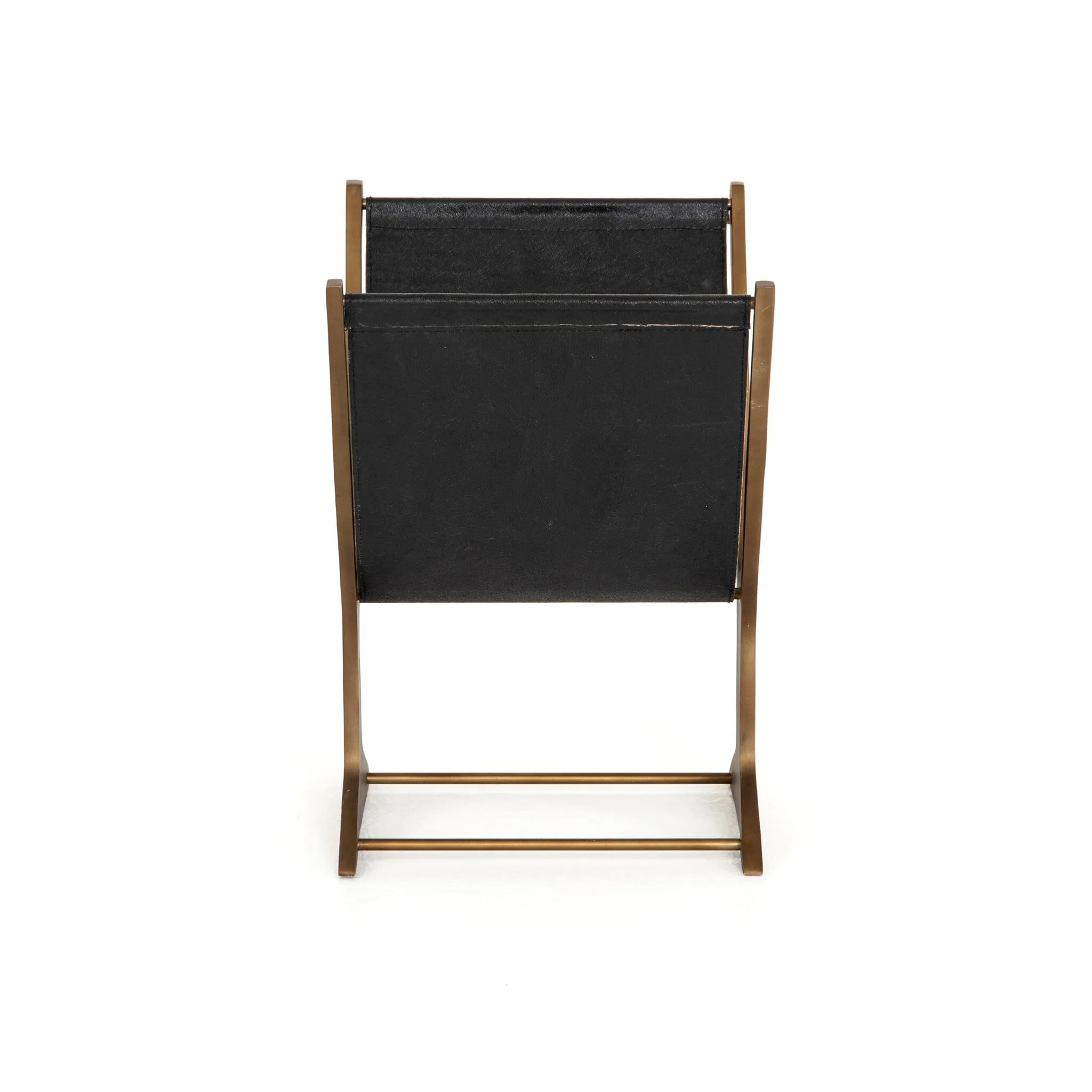 Four Hands Bani Brass Magazine Rack