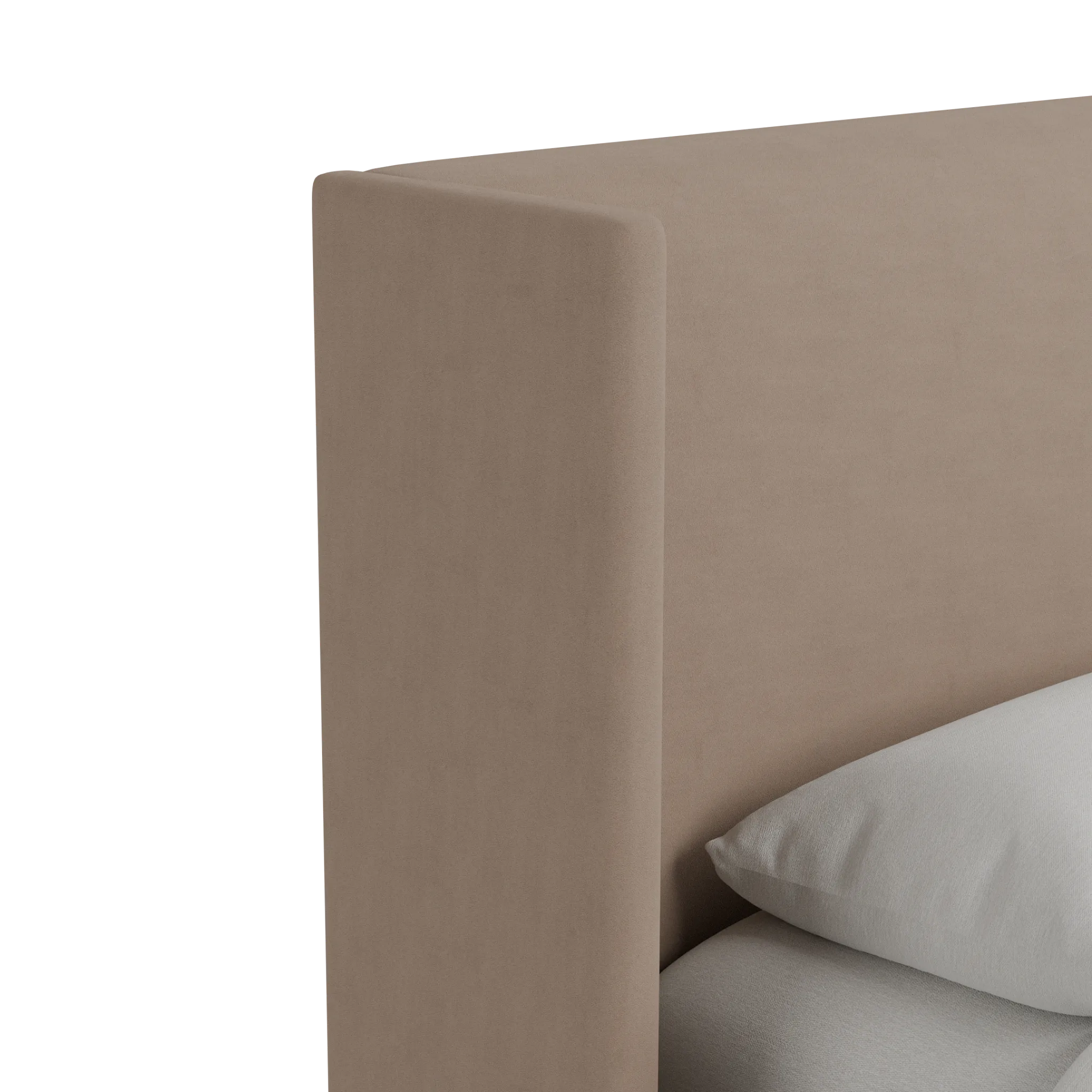 Captiva Joya Beige 48" Upholstered Shelter Bed