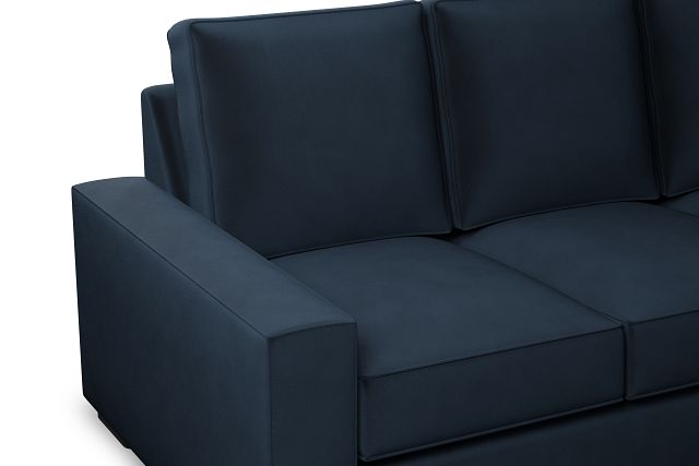 Edgewater Joya Dark Blue 84" Sofa W/ 3 Cushions