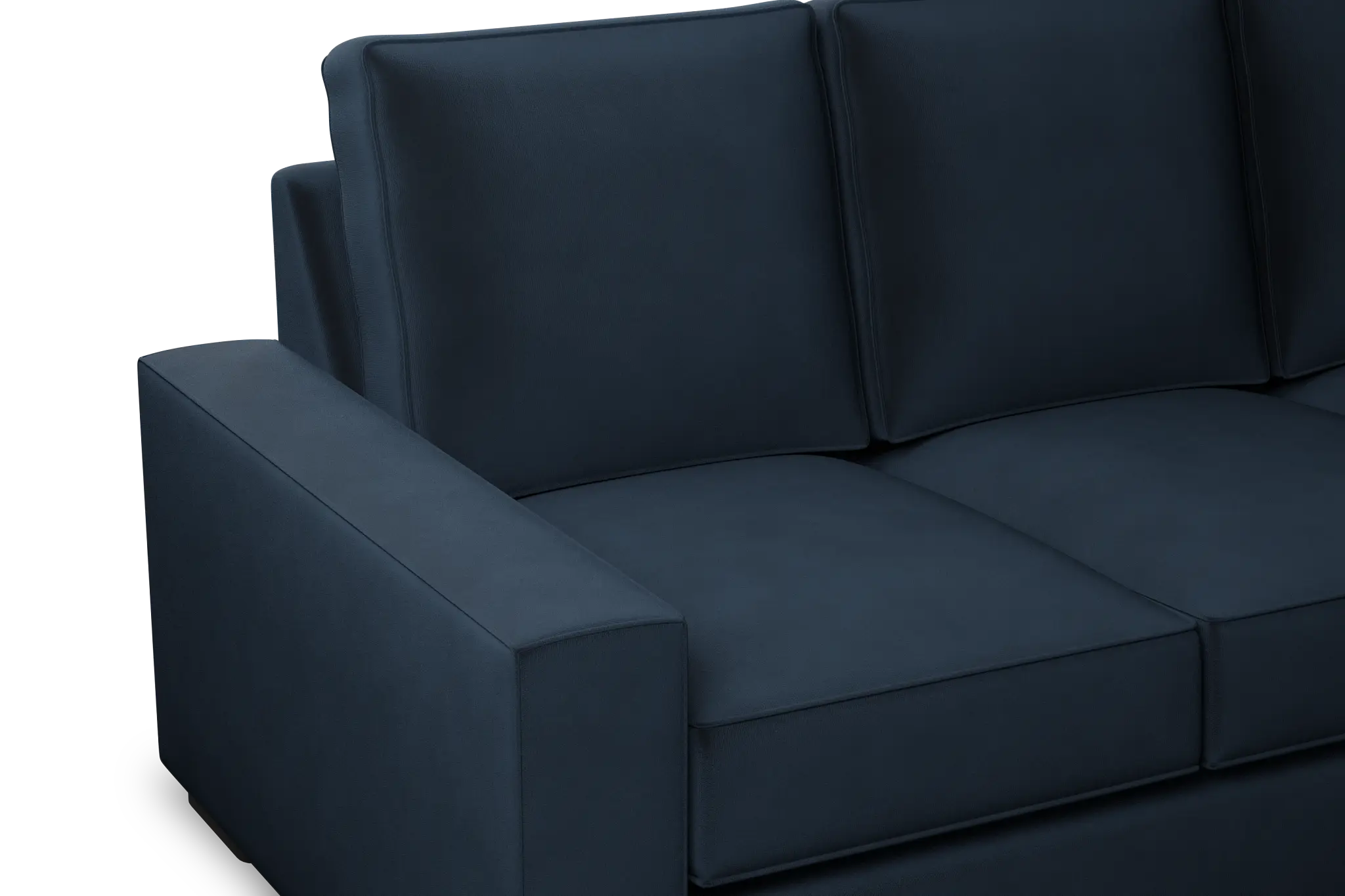 Edgewater Joya Dark Blue 84" Sofa W/ 3 Cushions Edgewater Joya Dark Blue 84" Sofa W/ 3 Cushions