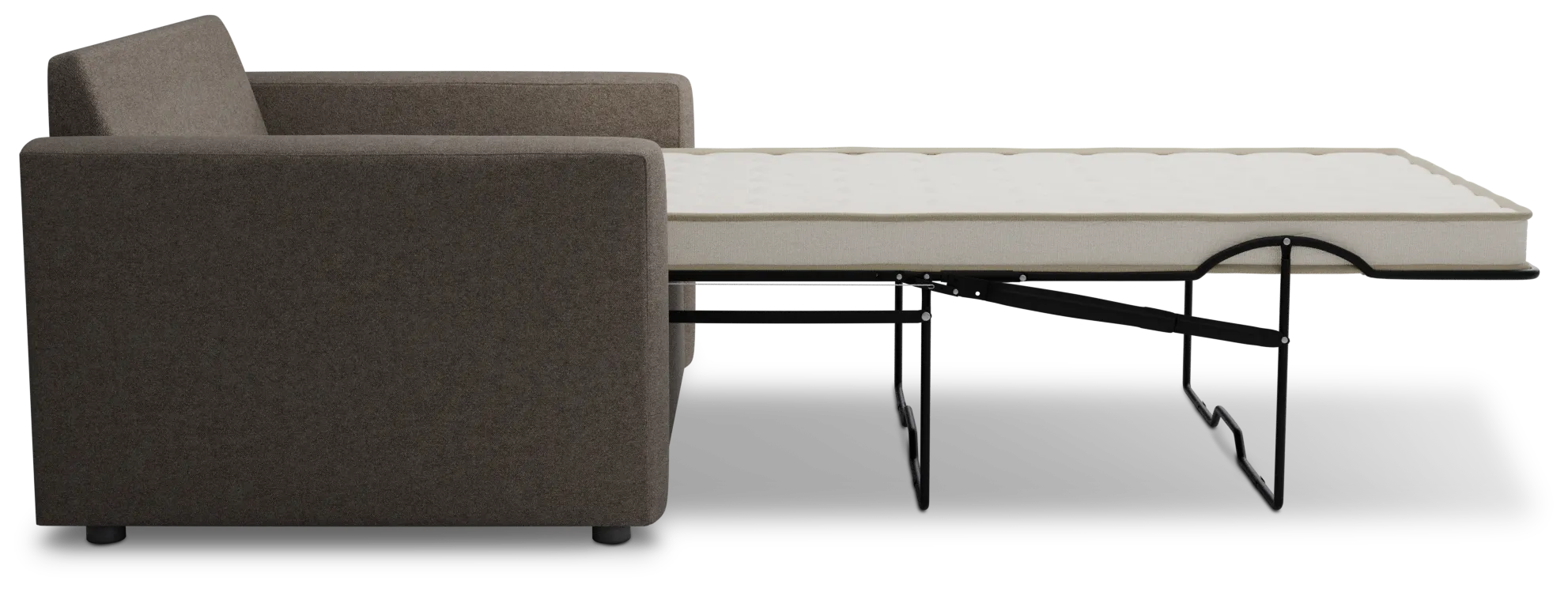 Siesta Elite Brown Fabric Innerspring Sleeper