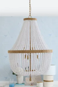 Larsen White Large Chandelier