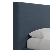 Grayton Elite Dark Blue 54" Upholstered Platform Bed