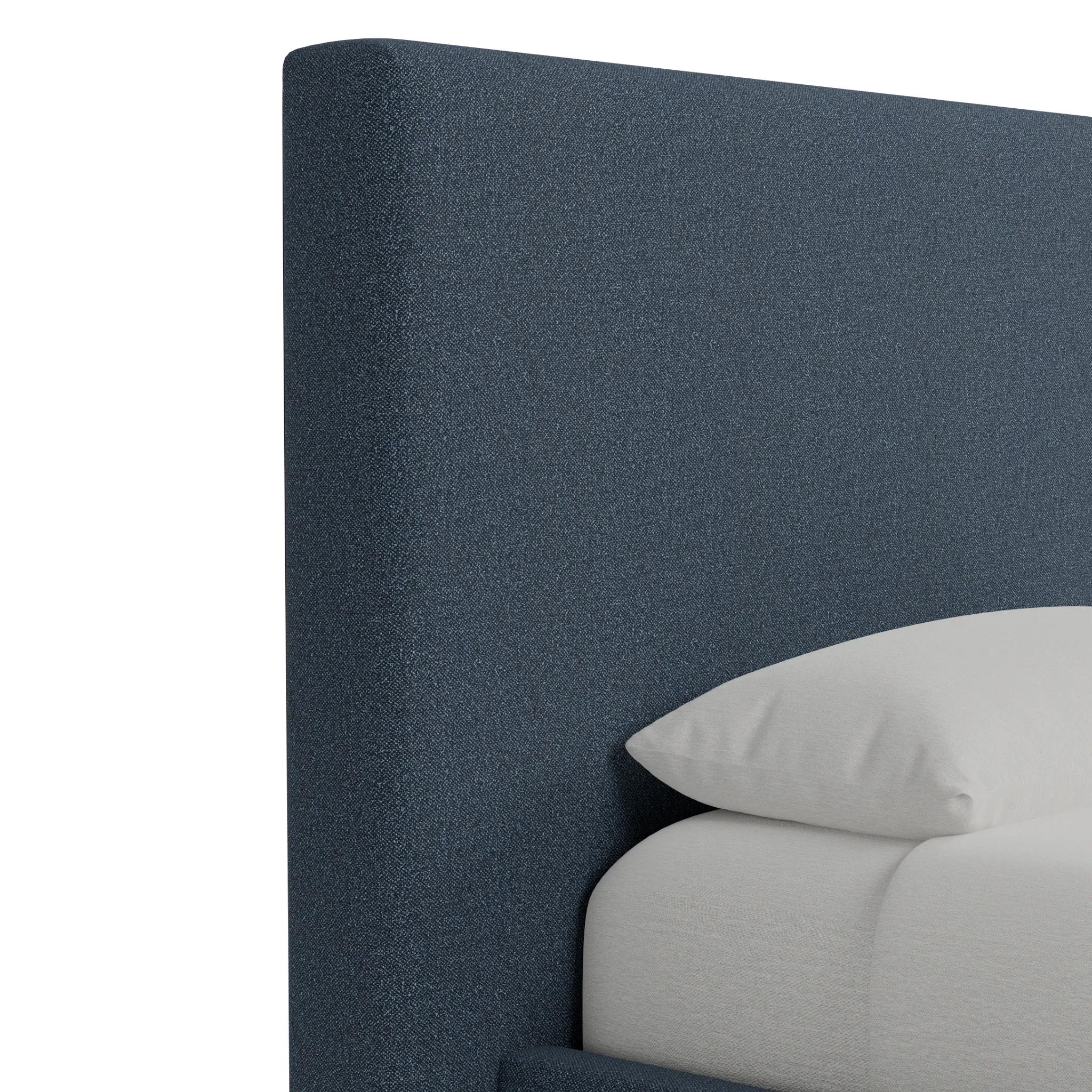 Grayton Elite Dark Blue 54" Upholstered Platform Bed Grayton Elite Dark Blue 54" Upholstered Platform Bed