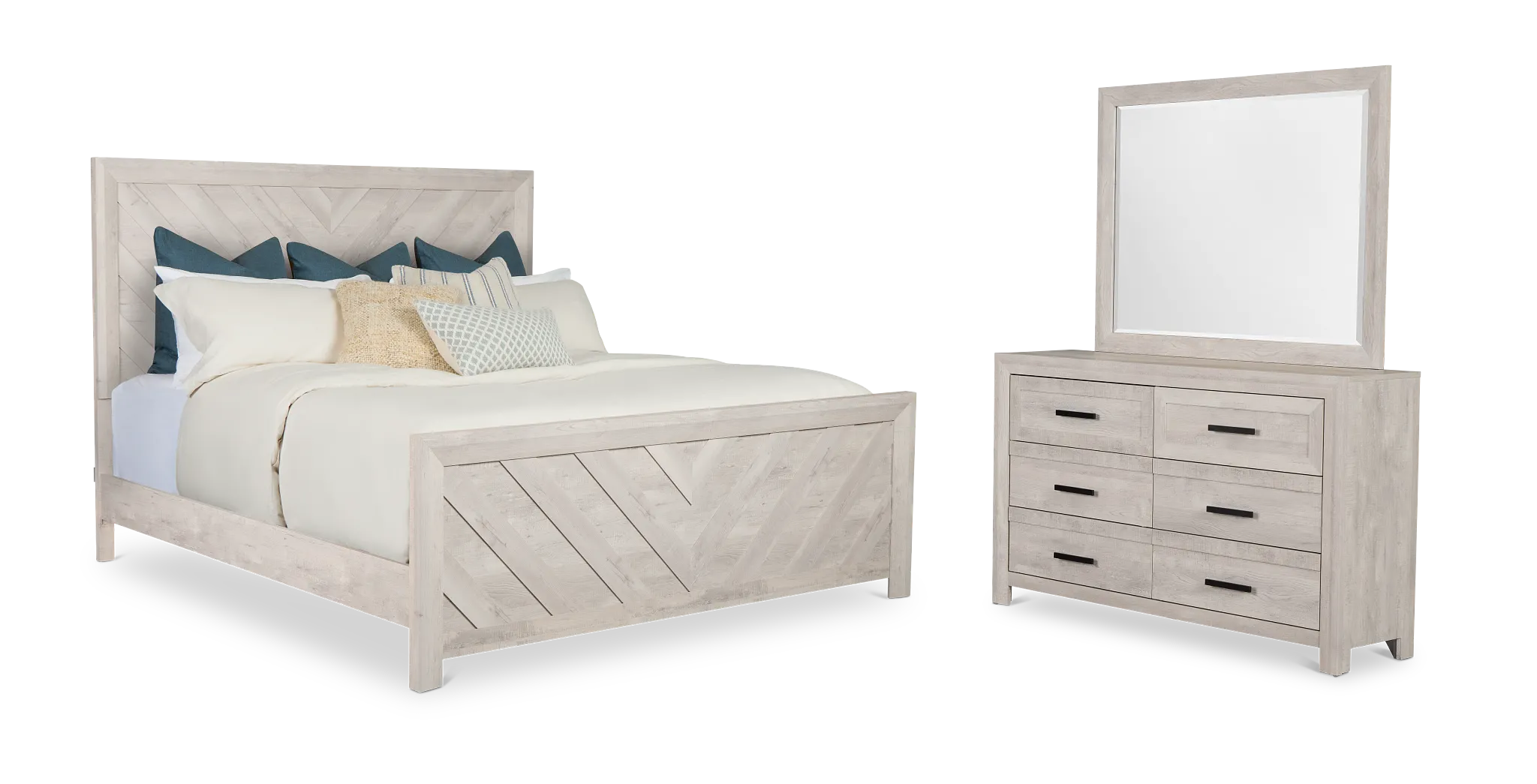 Delray White Bedroom