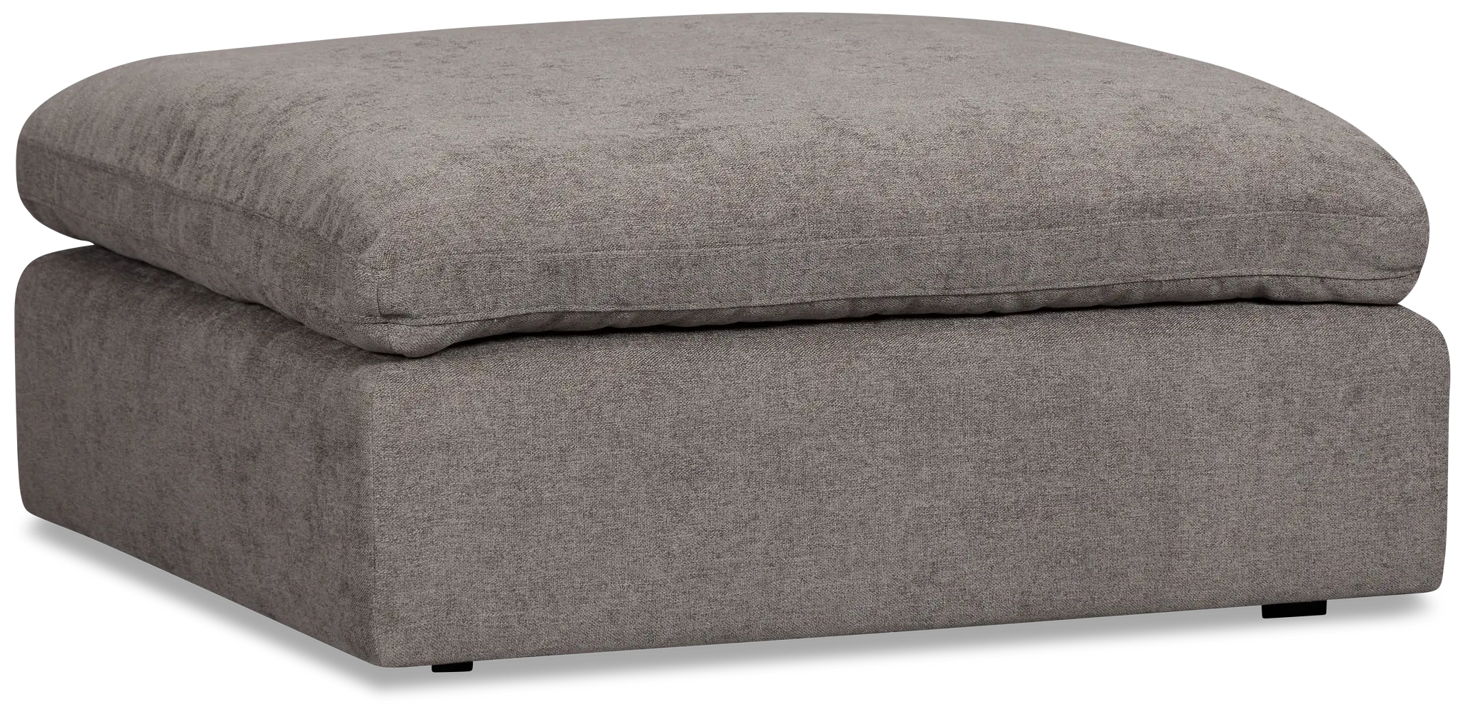 Drift Dark Gray Fabric Ottoman Drift Dark Gray Fabric Ottoman