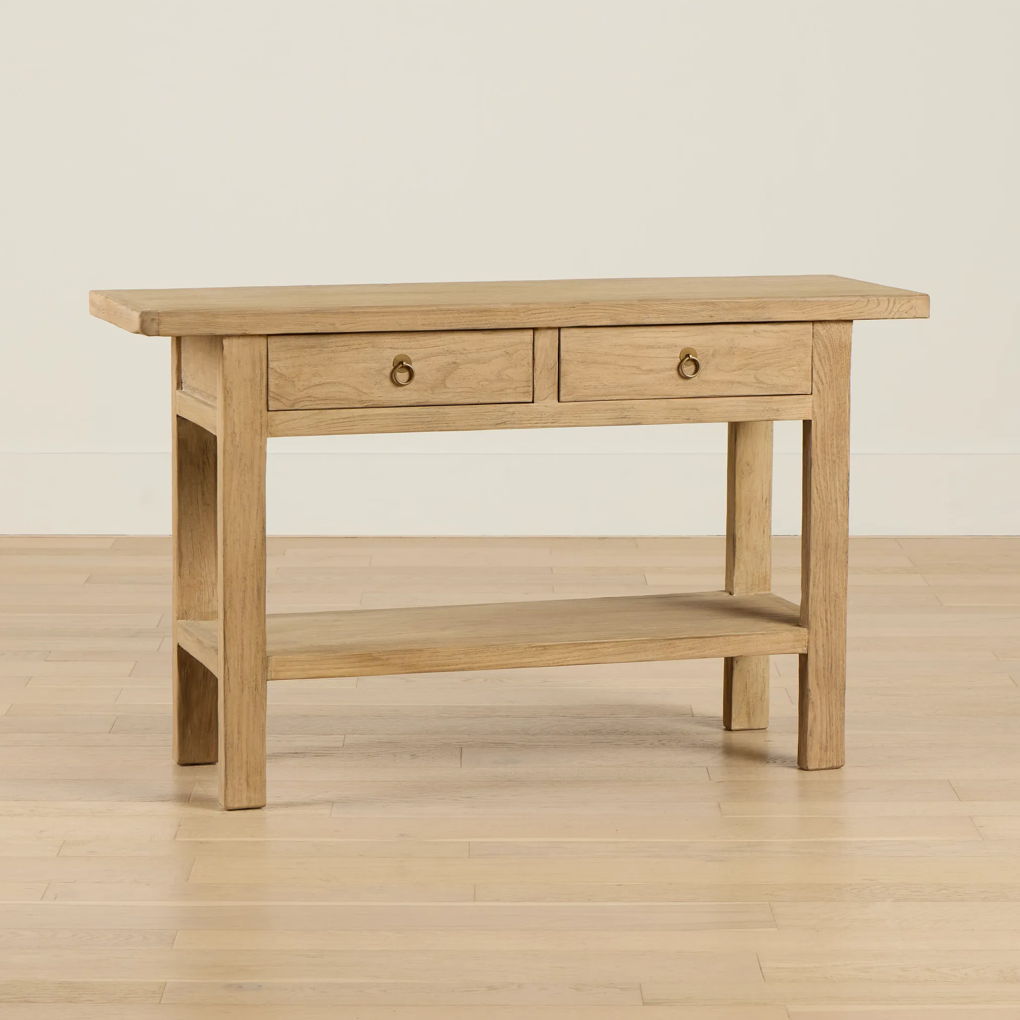 Kalias Light Tone 2-drawer Console Table