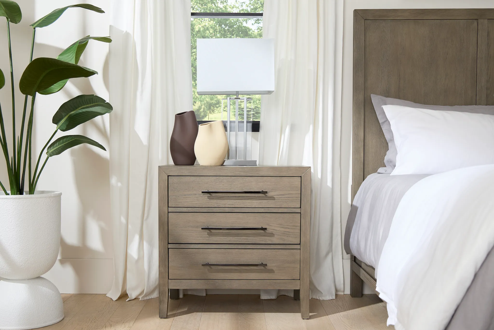 Alden Gray Nightstand