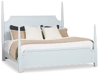 Carolina Light Blue Poster Bed