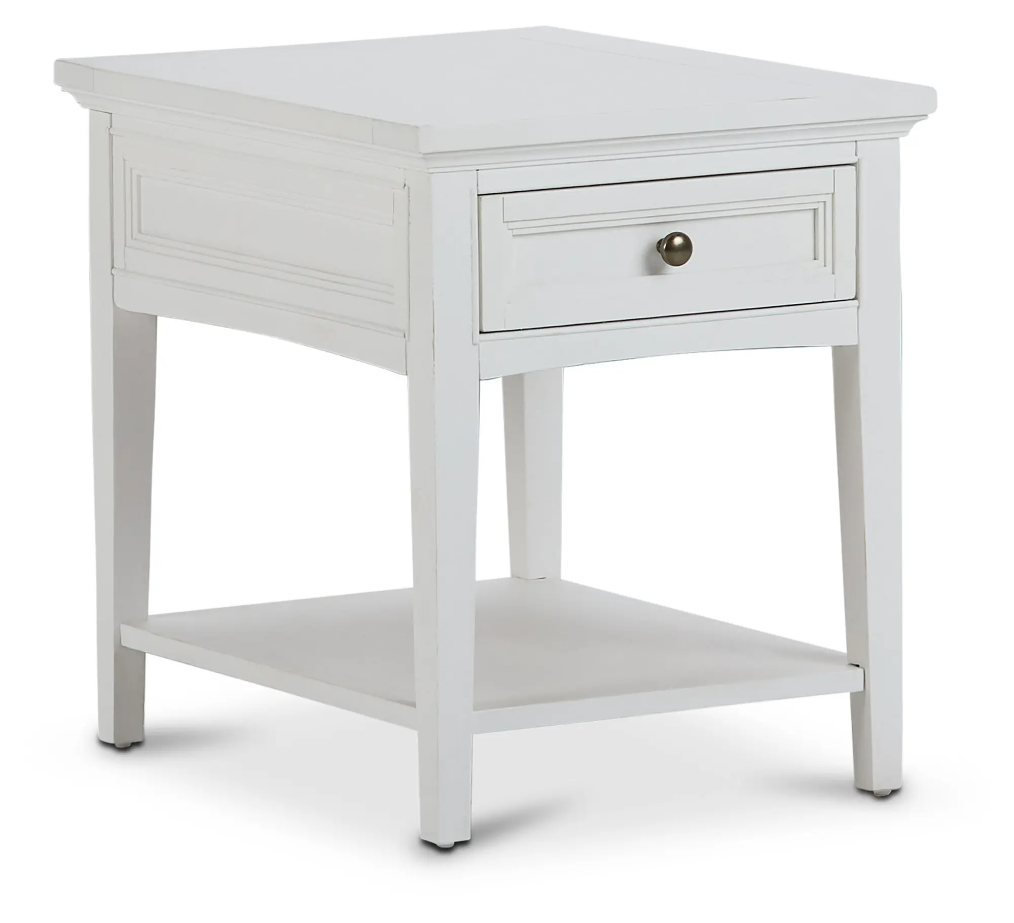 Heron Cove White Rectangular End Table Heron Cove White Rectangular End Table