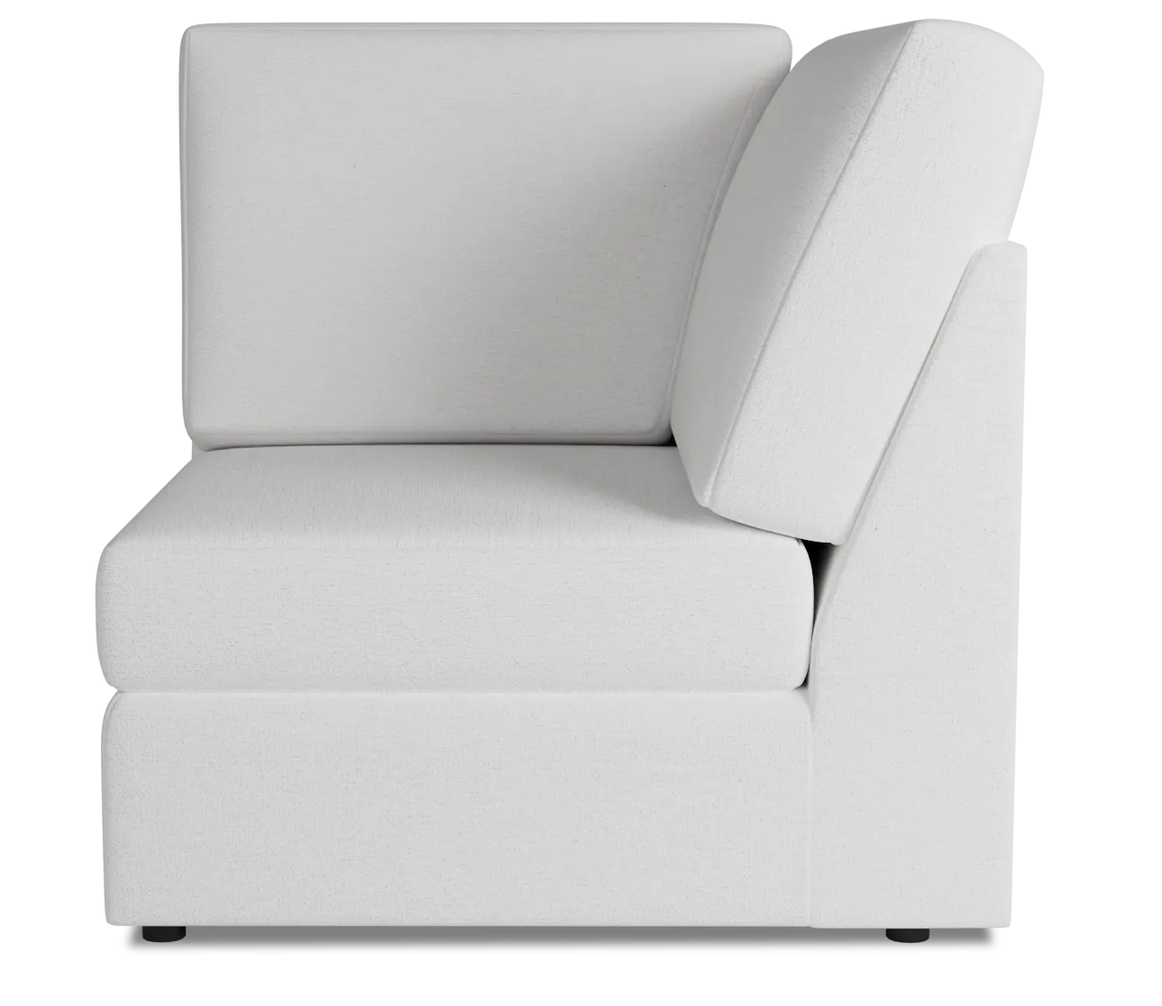 Citymod White Fabric Wedge