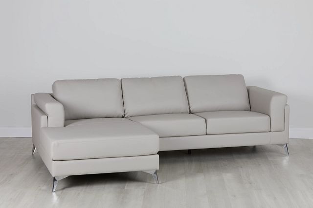 Gianna Gray Micro Left Chaise Sectional (0)