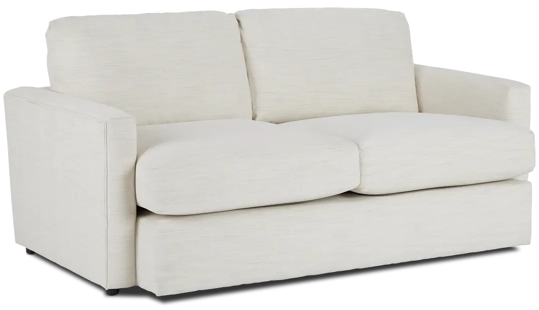 Noah Ivory Fabric Loveseat Noah Ivory Fabric Loveseat