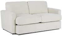 Noah Ivory Fabric Loveseat