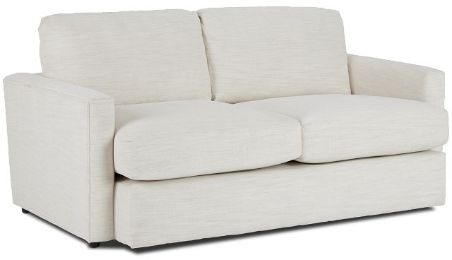 Noah Ivory Fabric Loveseat