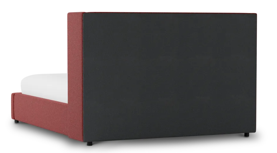 Captiva Elite Red 48" Upholstered Shelter Bed