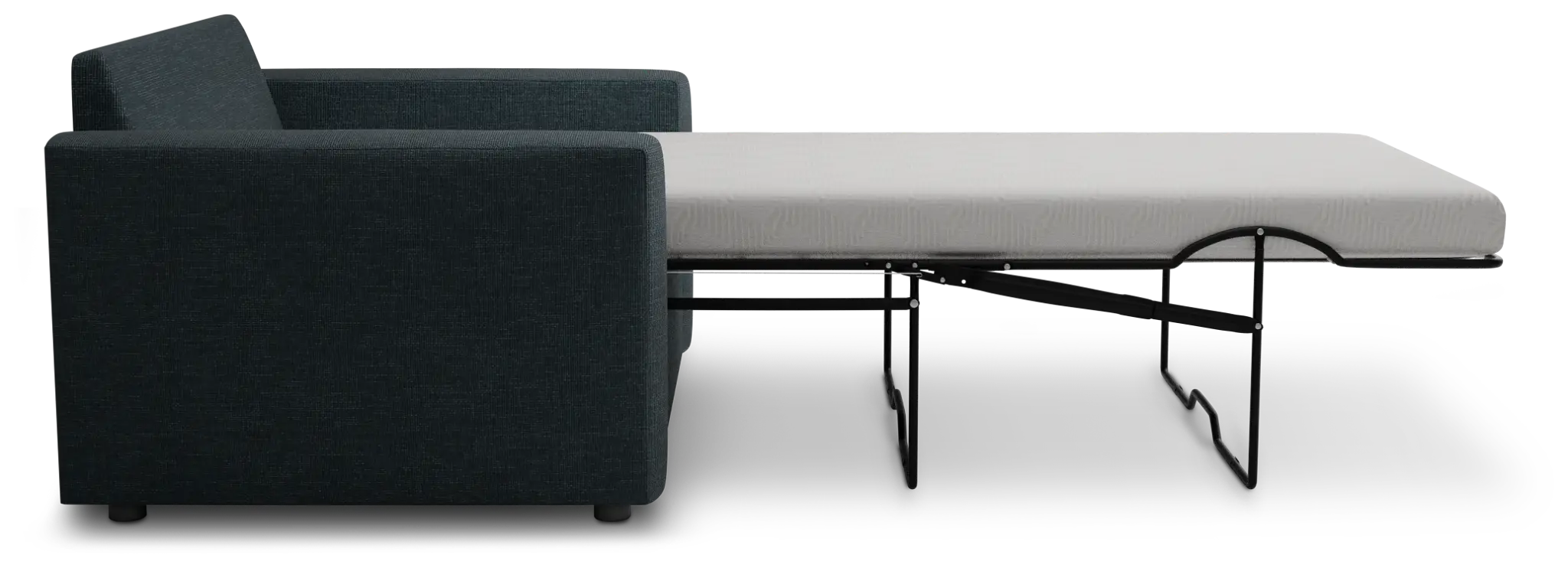 Siesta Elevation Dark Blue Fabric Cooling Memory Foam Sleeper Siesta Elevation Dark Blue Fabric Cooling Memory Foam Sleeper
