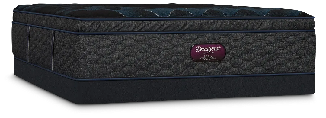 Simmons Beautyrest World Class Level 4 Firm Low-profile Mattress Set