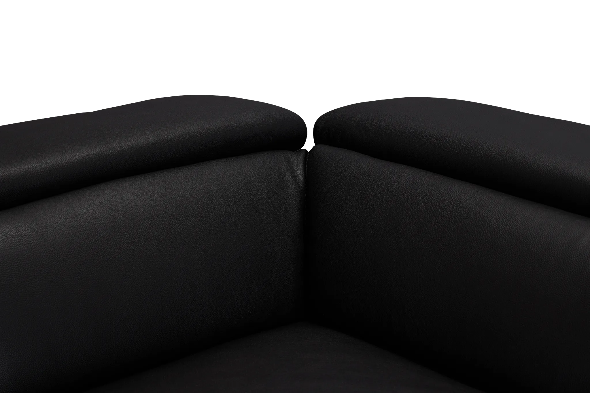 Lombardy Black Micro Small Two-arm Power Reclining Sectional