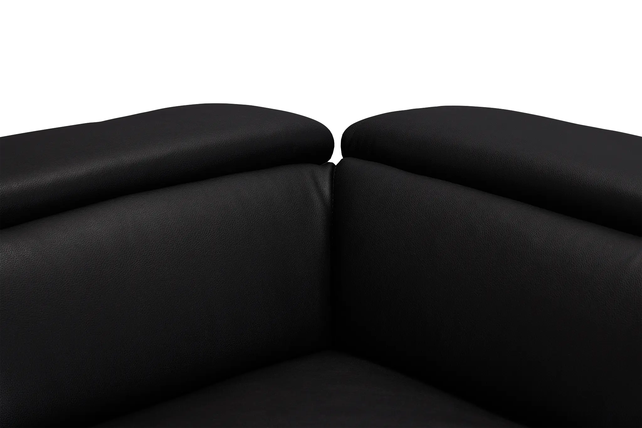 Lombardy Black Micro Small Two-arm Power Reclining Sectional Lombardy Black Micro Small Two-arm Power Reclining Sectional