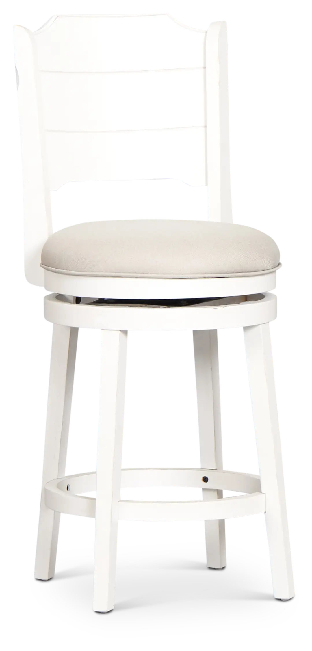 Sanibel Ivoryfabric 24" Upholstered Swivel Barstool Sanibel Ivoryfabric 24" Upholstered Swivel Barstool