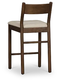 Rochester Dark Tone 24" Upholstered Barstool