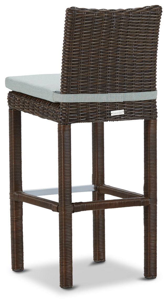 Southport Teal Woven 30" Barstool (3)