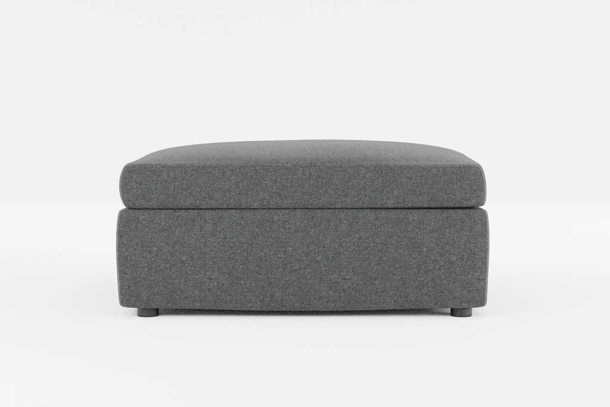 Destin Delray Dark Gray Fabric Cocktail Ottoman Destin Delray Dark Gray Fabric Cocktail Ottoman