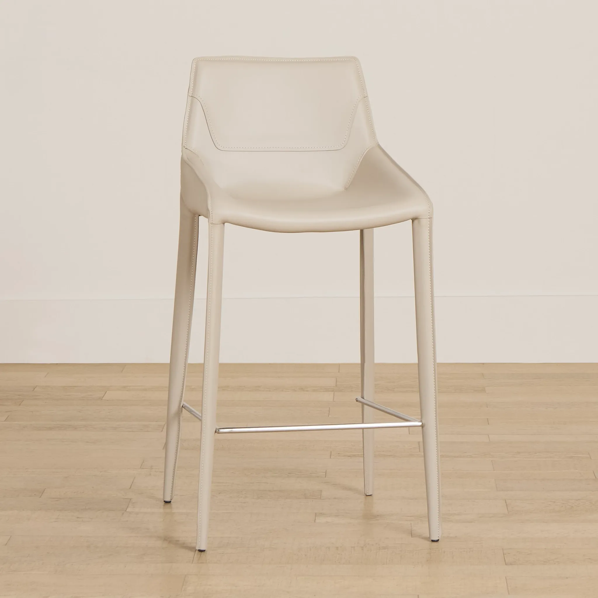 Wakefield Light Beige 27" Upholstered Barstool
