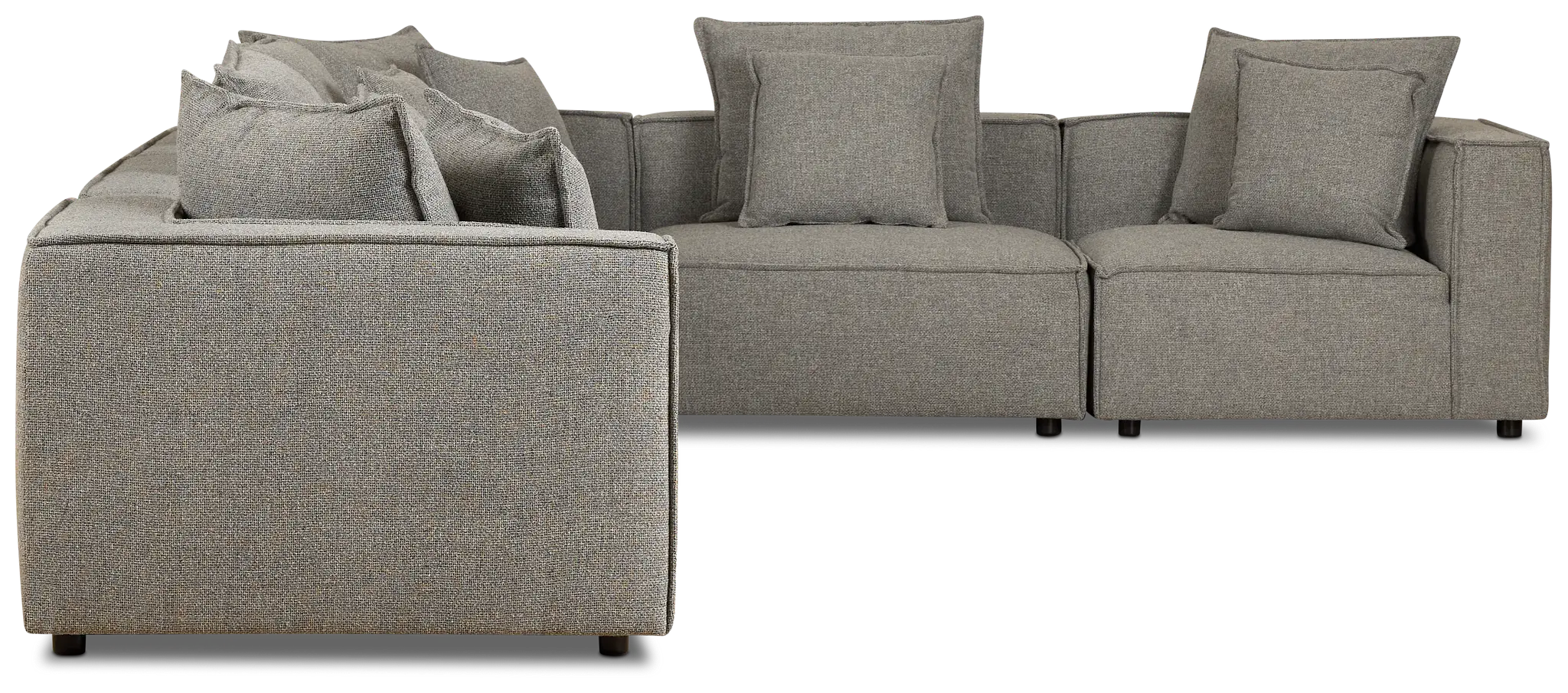 Tatum Gray Fabric 6-piece Modular Sectional Tatum Gray Fabric 6-piece Modular Sectional