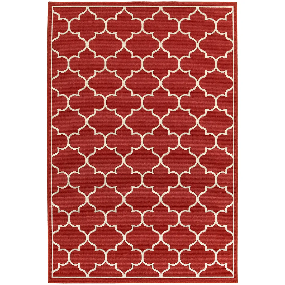 Melody Red Indoor/outdoor 8x10 Area Rug