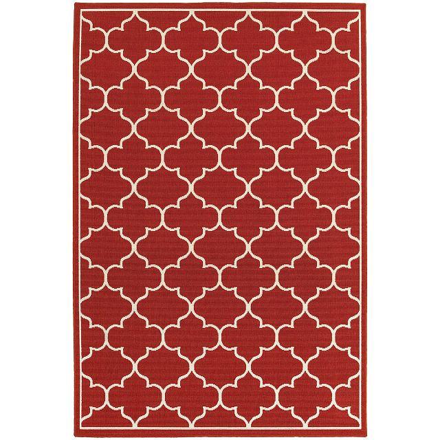 Melody Red Indoor/outdoor 8x10 Area Rug