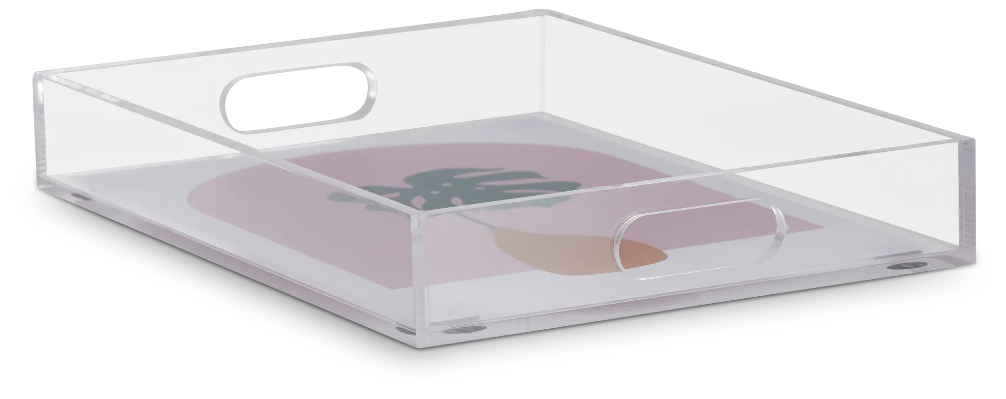 Percy Orange Acrylic Tray