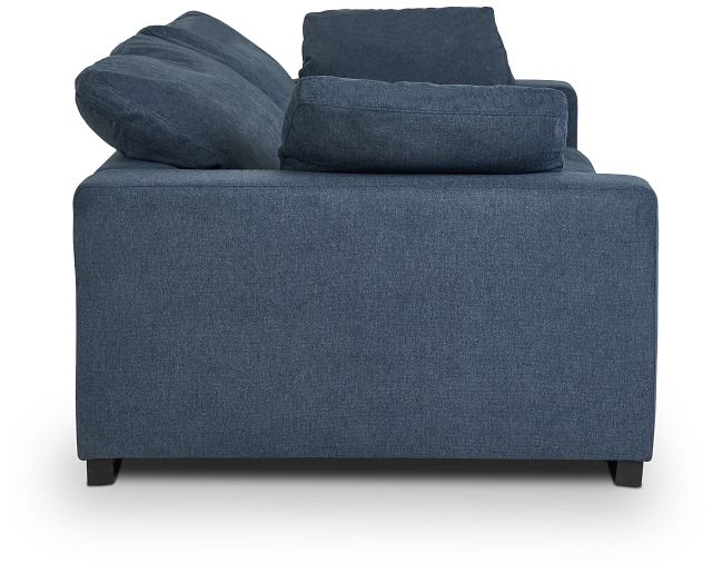 Aubrey Blue Fabric Sofa